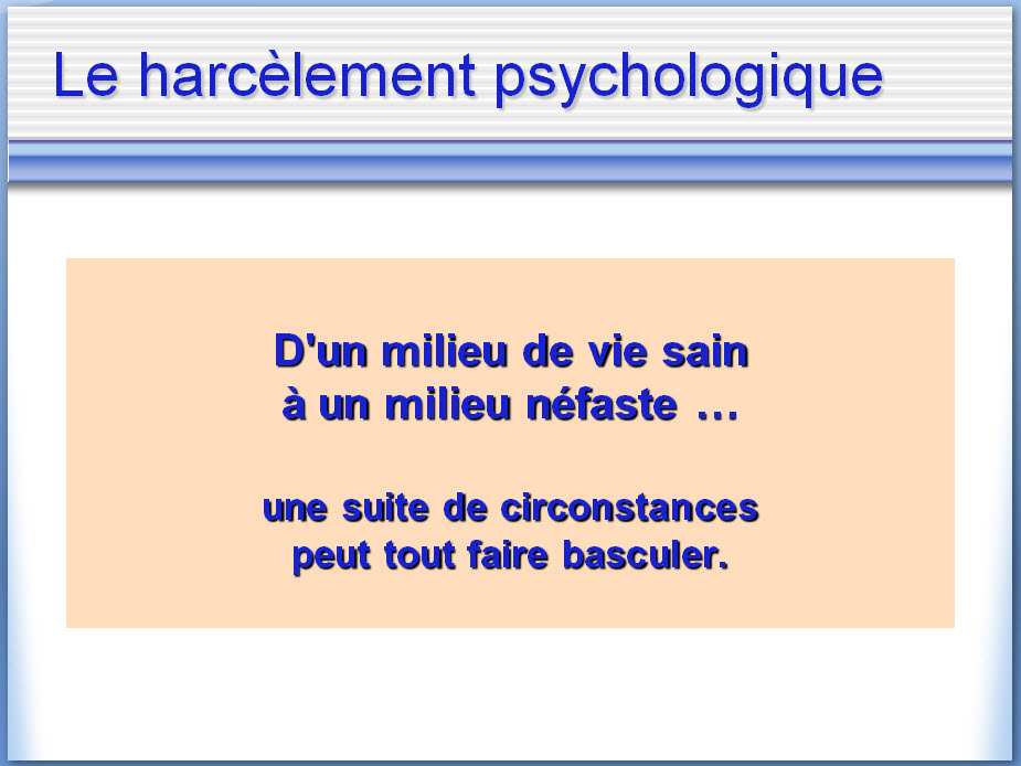 Contexte et cheminement
